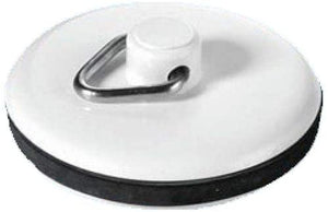 McAlpine 1å_" Outlet White Plastic Plug with Rubber Seal WP2T