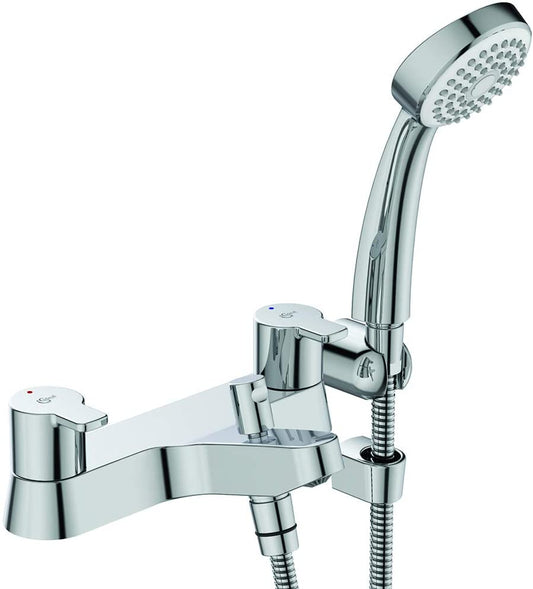 Ideal Standard B1152AA Calista Dual Control Two Hole Bath Shower Mixer, Chrome