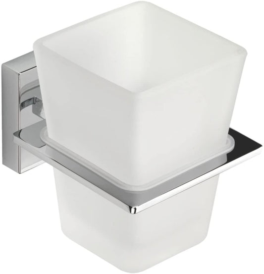 Croydex Cheadle Flexi-Fix Tumbler & Holder Chrome