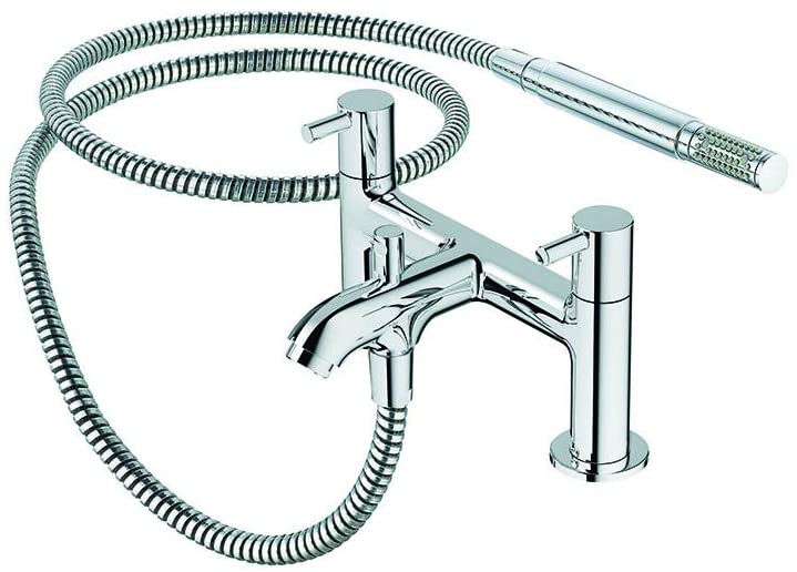 Ideal Standard BC189AA Ceraline Two tap Hole Bath Shower Mixer, Chrome