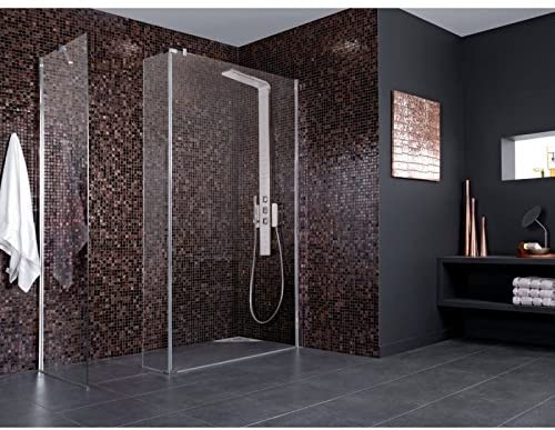 Ideal Standard L6220EO Silver Synergy 700 mm Wet Room Panel, Dual