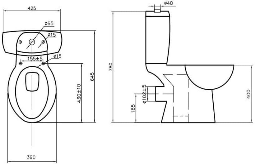 Arley Galaxia Pro Close Coupled Pan