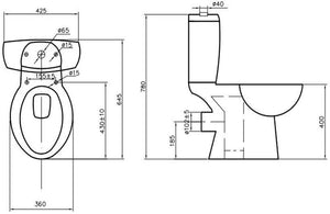 Arley Galaxia Pro Close Coupled Pan