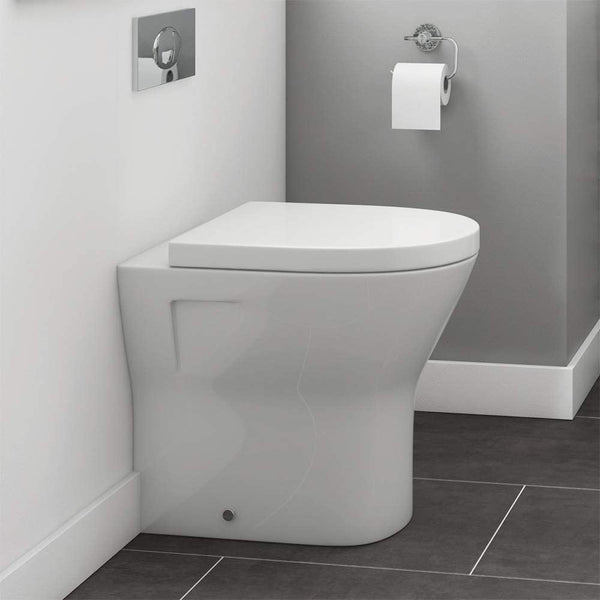Synergy Marbella 425mm Comfort Height Back to Wall Pan