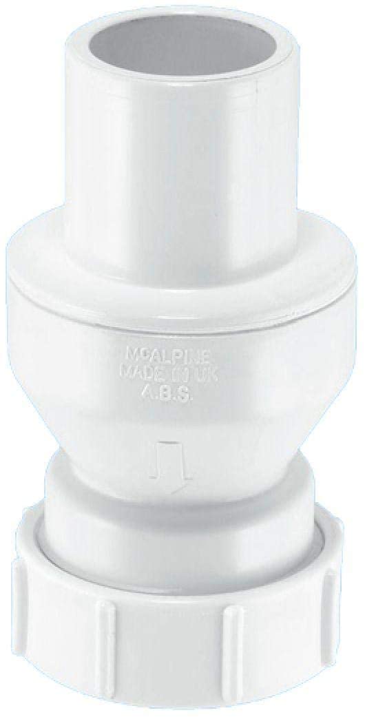 McAlpine ̴_" in-Line Non-Return Valve with Plain Tail CONVALVE-125P