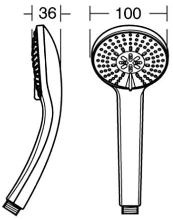 Ideal Standard B9403AA Idealrain M3 handspray, Chrome