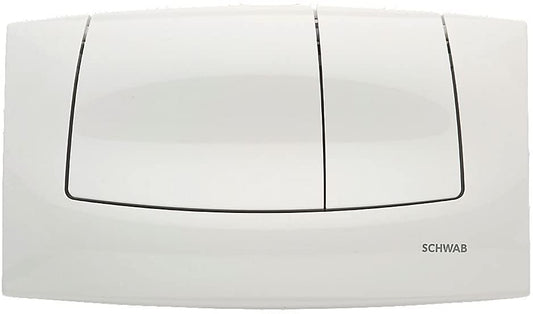 Fluidmaster Schwab Onda 227693 Dual-Flush Flushing Plate White