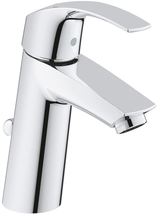 Grohe Eurosmart Mono Basin Mixer with Pop up Waste 23322001