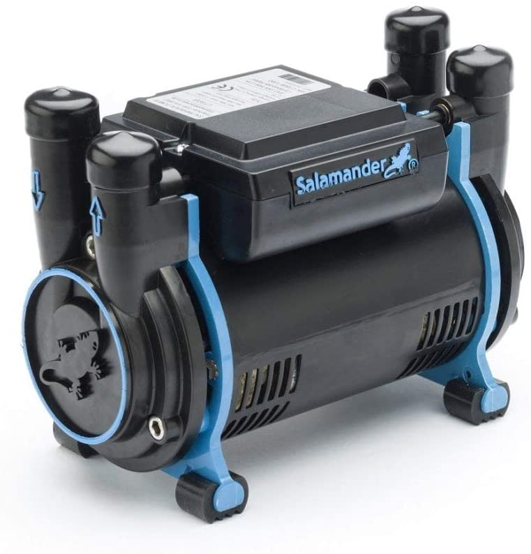 Salamander CT80B 2.6 Bar Bathroom Twin Impeller Shower Pump CT80 B + AVT Hoses