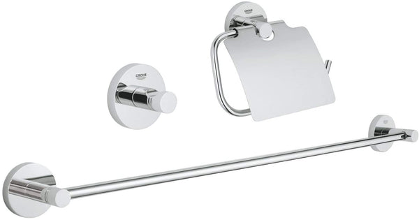 GROHE Essentials Set of Accessories-Silver