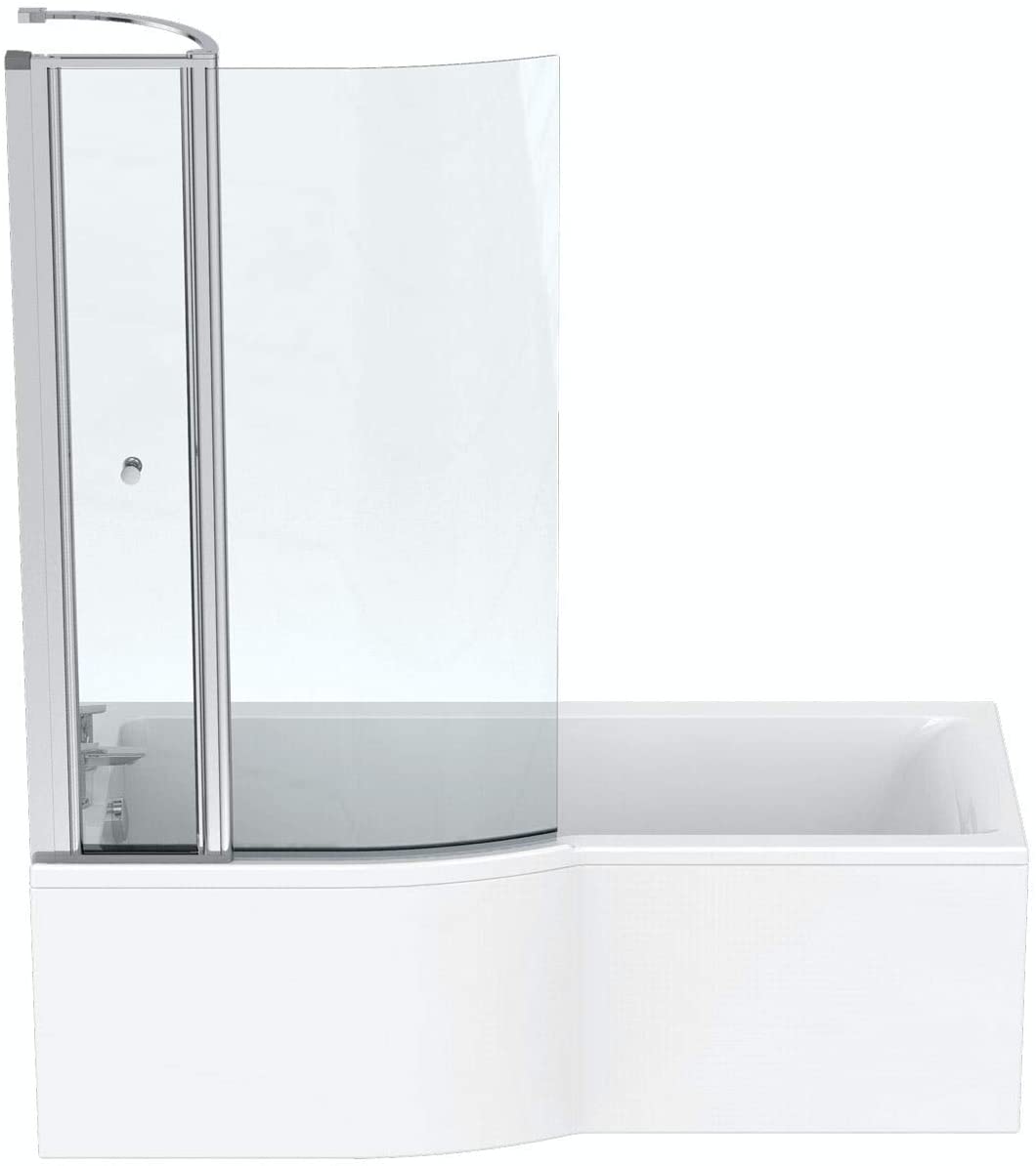 Ideal Standard E108101 Concept Air 170cm x 80cm Idealform Left Hand Shower Bath with No Taphole