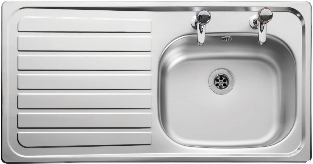 Leisure 873899 LN95 Flush-Mount Kitchen Sink, Stainless Steel