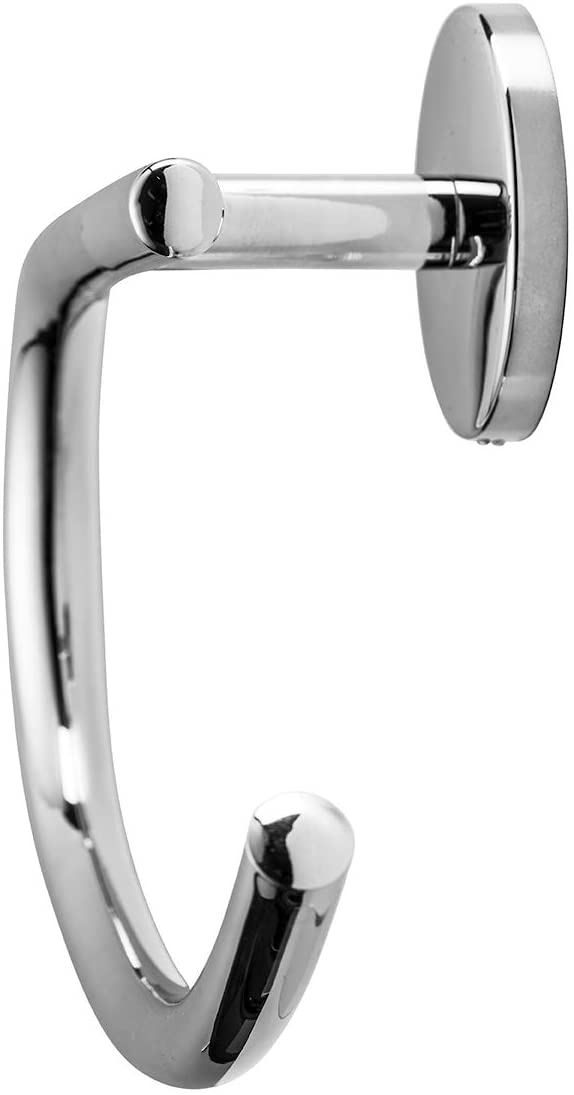 Croydex Hampstead Wall Mounted Towel Ring with Zinc Alloy Construction, Chrome