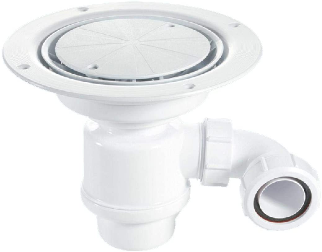 McAlpine 50mm Water Seal Resealing Trap with 1̴_" x 90̴åÁ Swivel Multifit Outlet Bend TSG1WH-STW2R