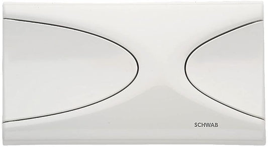 Fluidmaster Schwab Targa 227605 Dual-Flush Flushing Plate White