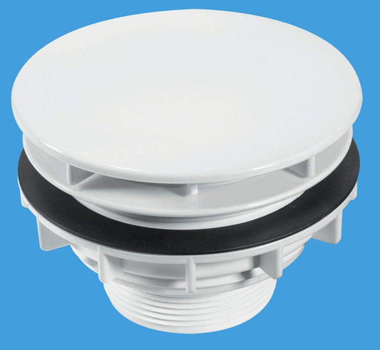 McAlpine 1̴_" Plain White Flange High Flow Shower Waste SWHF5-CP
