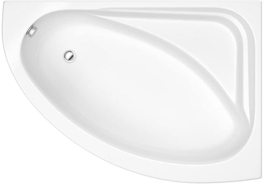JDS HARDWARE Orlando Corner Bath Right Hand 1495 x 1010mm