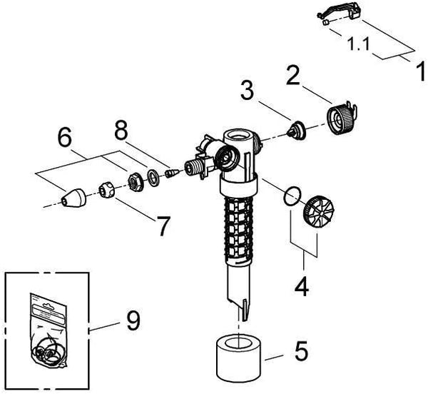 GROHE 37095000 | Filling Valve