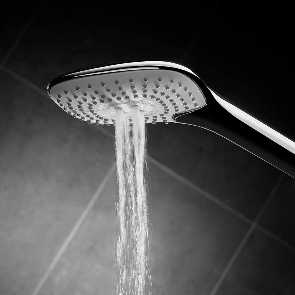 Ideal Standard B1764AA Idealrain EVO Jet Diamond Shower Rod with 3 Function Hand Held - 900mm Wall Pole, Chrome