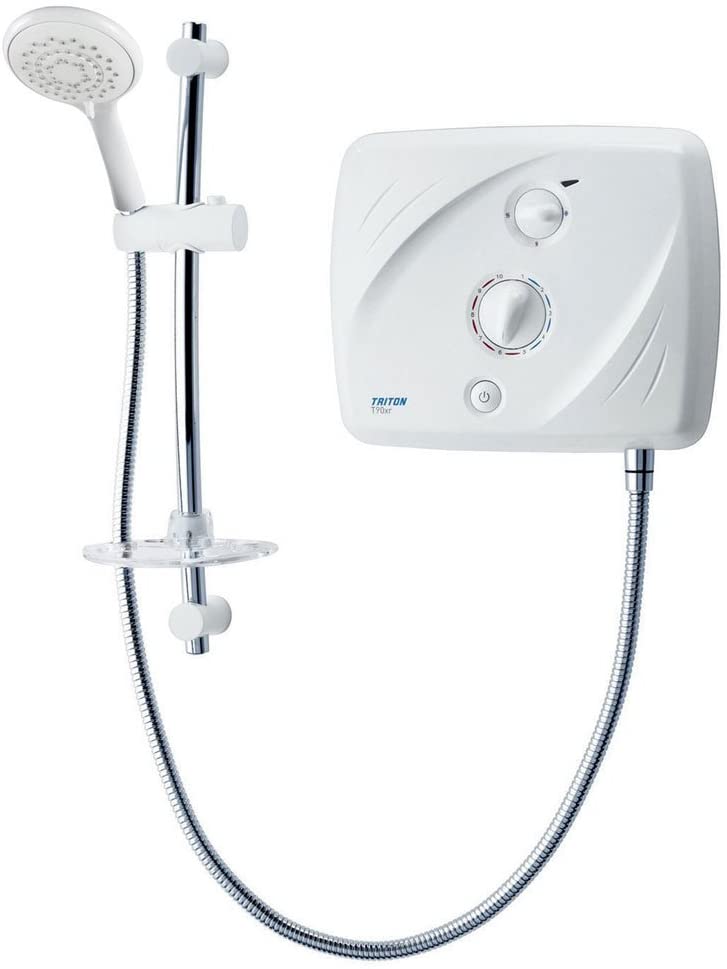 Triton T90XR Electric Shower 8.5KW (White/Chrome)