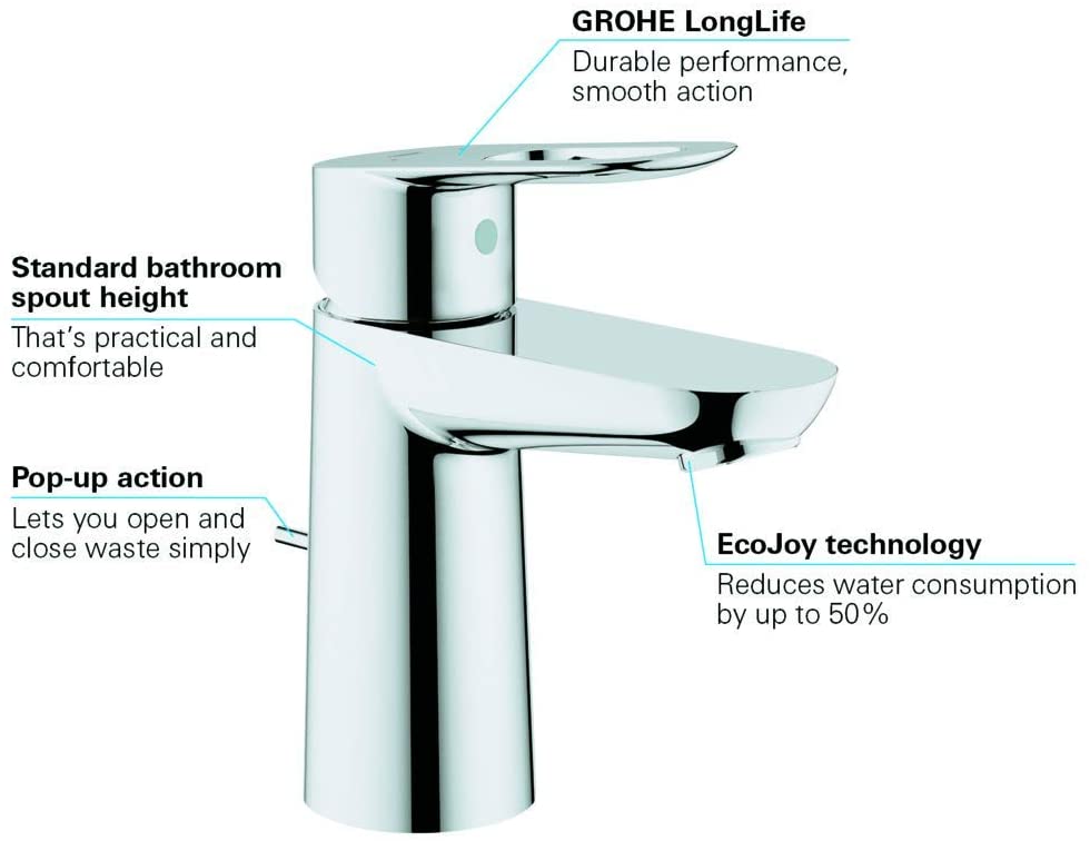 GROHE 2042100 | BauEdge Pillar Tap | XS