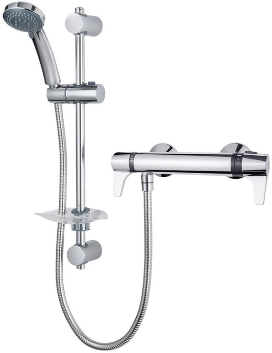 Triton Exe Lever Thermostatic Bar Shower Mixer Kit UNEXTHBMINC