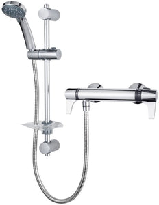 Triton Exe Lever Thermostatic Bar Shower Mixer Kit UNEXTHBMINC