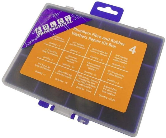 Arley 0288426 Fibre & Rubber Washers Plumbers Box