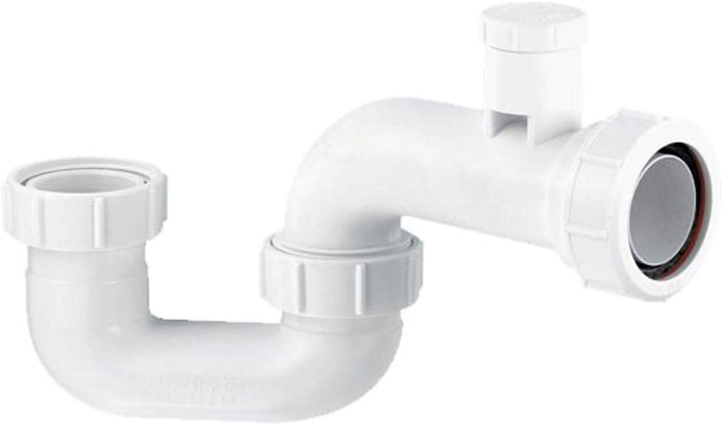 McAlpine 1.5in x 50mm Water Seal Anti-Syphon Bath Trap SMP10V