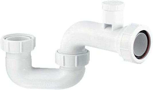 McAlpine 1.5in x 50mm Water Seal Anti-Syphon Bath Trap SMP10V