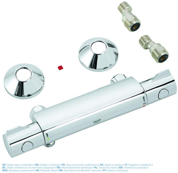 GROHE 34565001 | Grohtherm 800 Thermostatic Shower Set