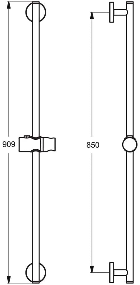 Ideal Standard Idealrain B9422AA Shower Bar 900 mm Chrome