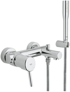 Grohe Concetto Wall Mounted Bath Shower Mixer and Kit 32212001