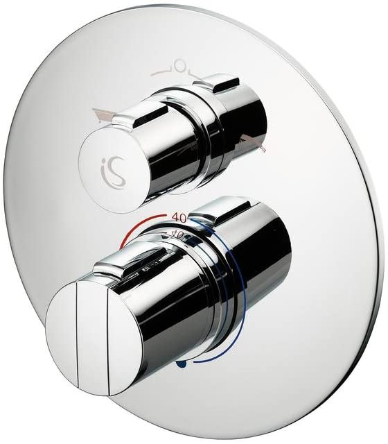 Ideal Standard Easybox Slim thermostatic bath shower mixer valve. A5879AA