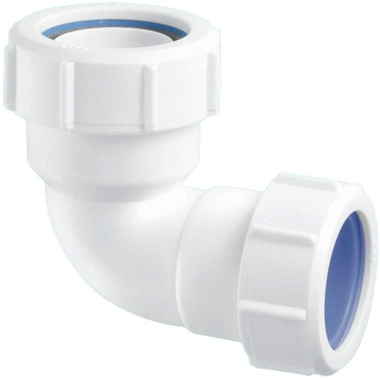 McAlpine MZ4 90 Degree Multifit Bend-2 inch, White