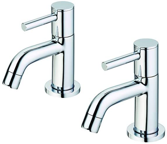 Ideal Standard BC184AA Ceraline Basin Pillar taps, Chrome