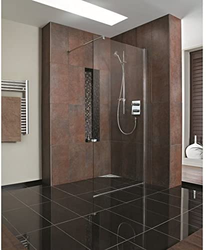 Ideal Standard L6223EO Silver Synergy 900 mm Wet Room Panel, Dual