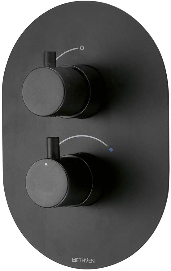 Methven Kaha Concealed Mixer Valve (Single Outlet) (Matte Black)