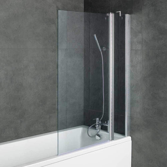 Arley Ralus6 Extended 2 Piece Square Bath Screen & Panel 2381500SQEXT-SH