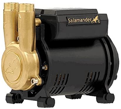 Salamander CTFORCE 20PS 2.0 Bar Brass Single Impeller Shower Pump + Hoses