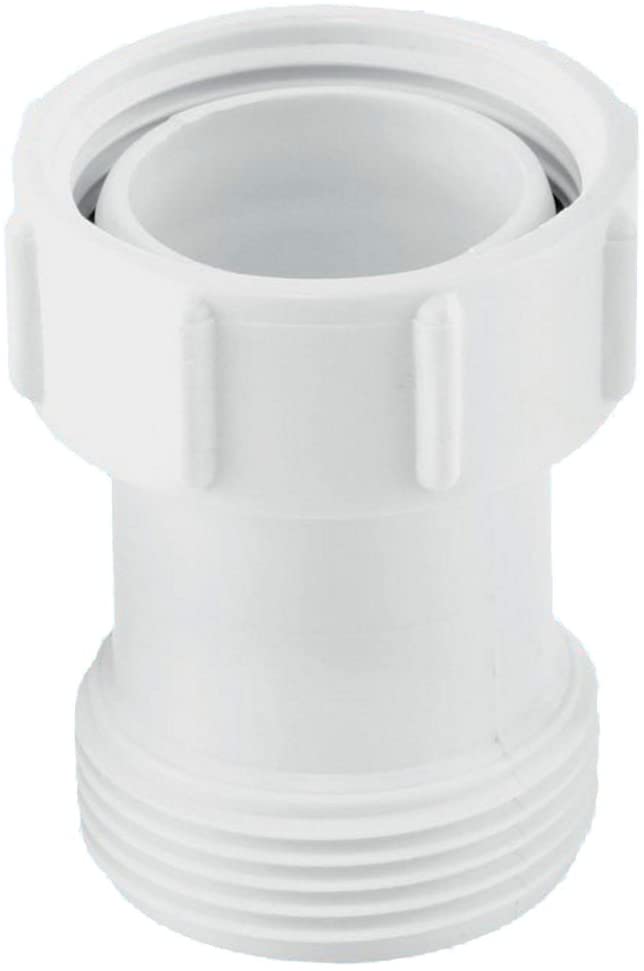 McAlpine S12A-1 Female Male Coupling-1í«_\" BSP x 1\" Length, White