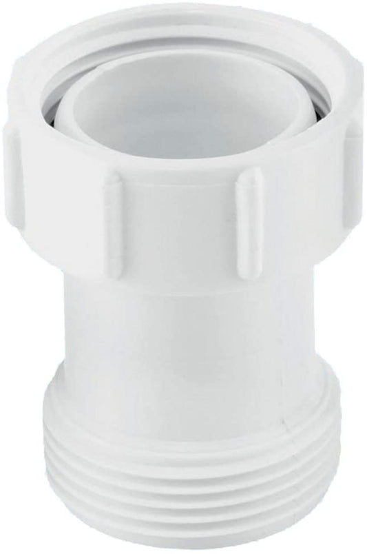 McAlpine S12A-2 Female Male Coupling-1å_" BSP x 2" Length, White