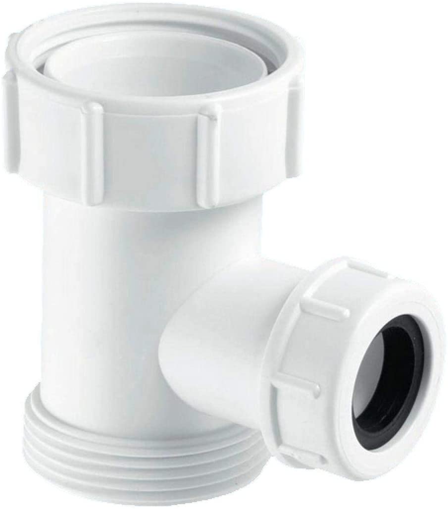 McAlpine Flush Pipe Tee Piece for WC Overflow V33S-22
