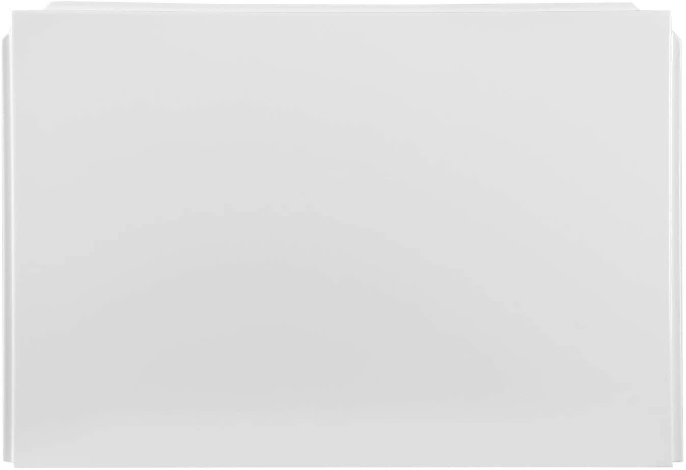 White Acrylic Bath End Panel