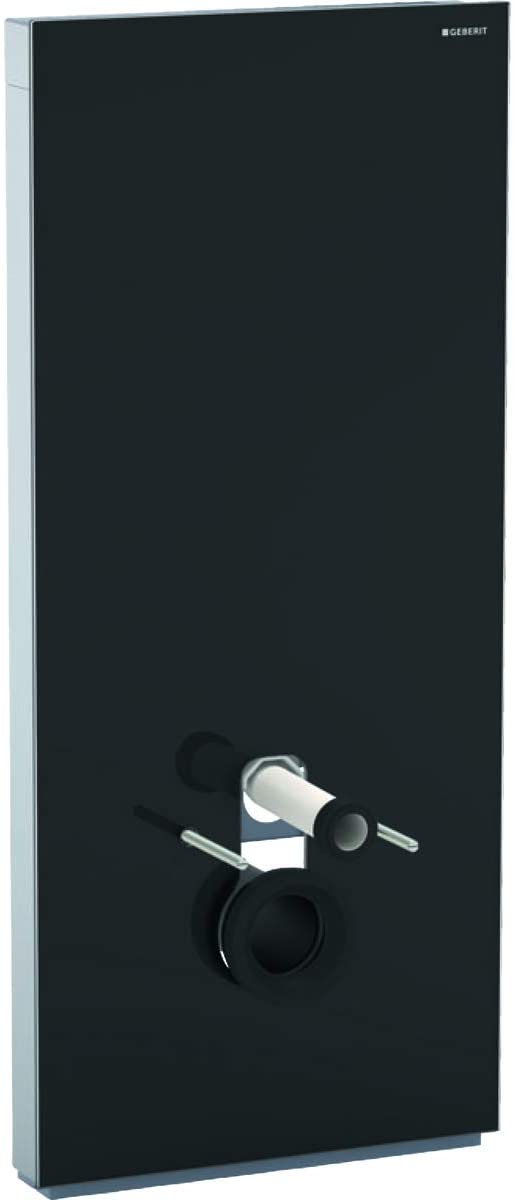 Geberit modulo 114cm con cassetta wc sospeso Monolith Plus, nero