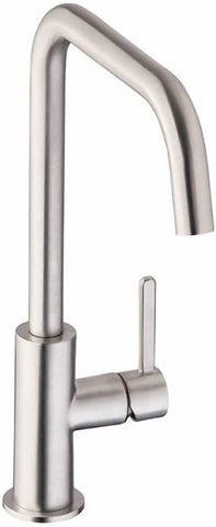 Abode Althia Brushed Steel Single Lever Kitchen Sink Mixer Tap AT1259