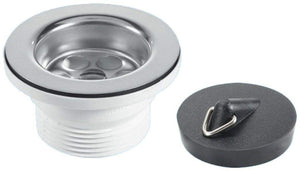 McAlpine 1̴_" Centre Pin Bath Waste with Plug BSW10P