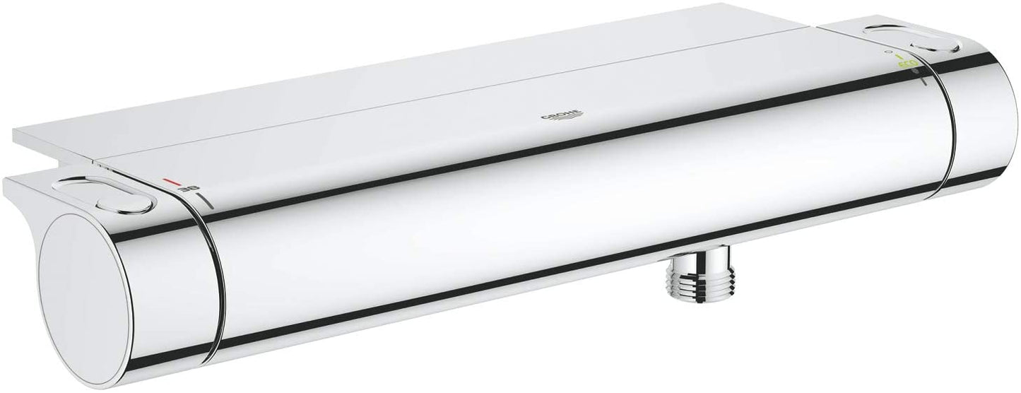GROHE 34469001 Grohtherm 2000 Thermostatic Shower Mixer, Easyreach Tray