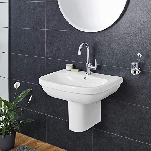 Grohe Euro Ceramic 39201åÊSemi Pedestal for Wash Basin, Alpine White