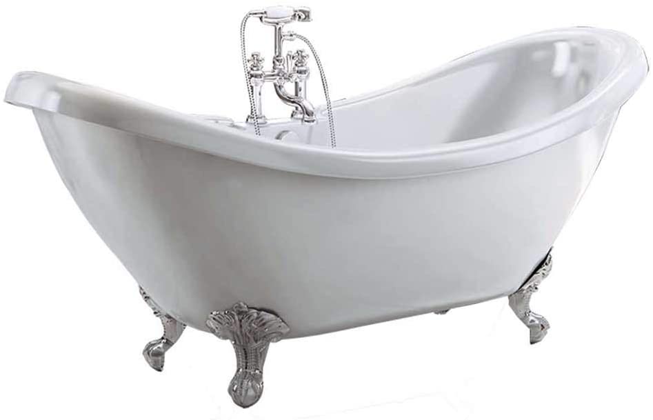 Synergy Marlow 1750mm Traditional Double Ended Slipper Bath SY-FSB307